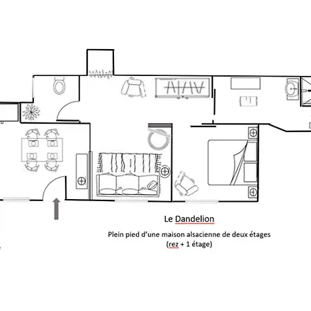 Le Dandelion, Charme Et Confort Apartment *